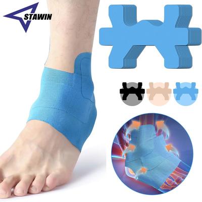 10 Stück/Set Vorgeschnittenes Kinesio-Tape für den Knöchel, Wasserdicht & Elastisch, Bietet Halt und Stabilität beim Laufen, Wandern, Reiten