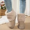 Fashion High Quality Women Snow Ankle Boots Fashion Fluffy Plush Faux Fur Soft Boots Winter Indoor Comfortable Warm Cotton Shoes Women