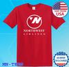 North West Airlines Red Size S-5XL
