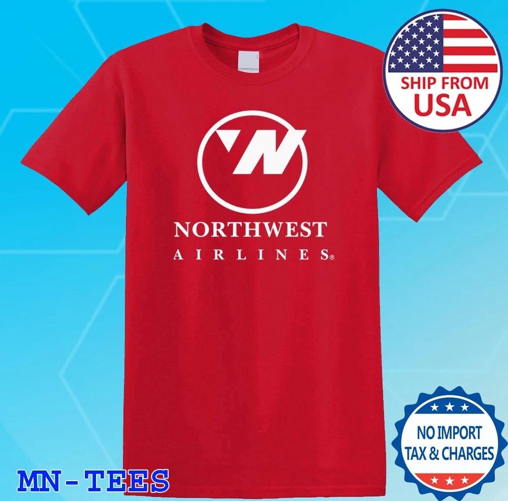 North West Airlines Красный Размер S-5XL 3XL