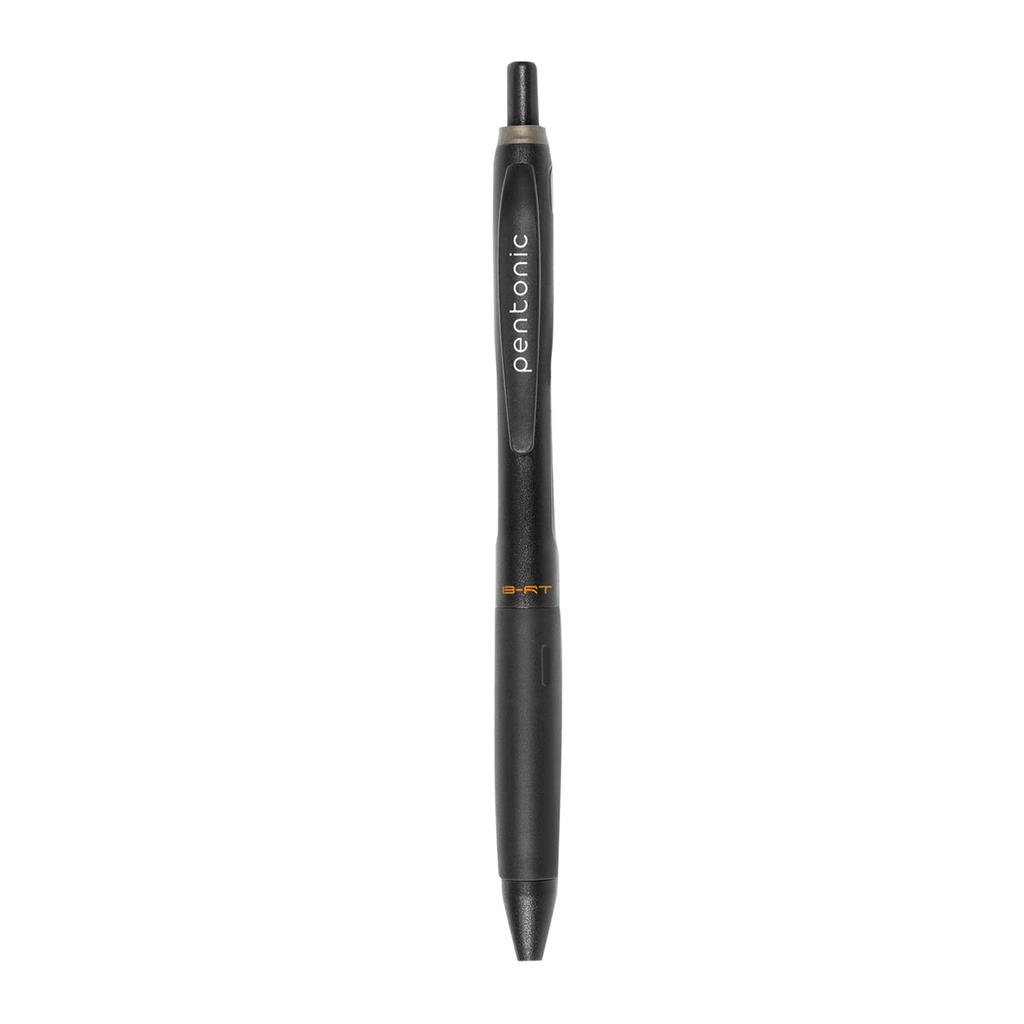 Pentonic B-RT 0,7 mm Einziehbare Kugelschreiber Schwarze Tinte Mit Nachfüllungen Kombipackung von 1 (10 Stifte mit 10 Ersatzminen) Für Büro Schule Schreiben Verwendung