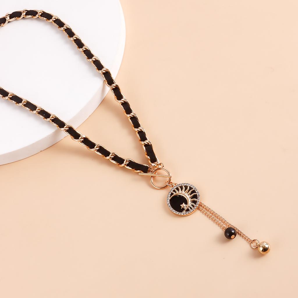 Colier țesut de epocă pandantiv inimă Choker scurt Cadou de petrecere