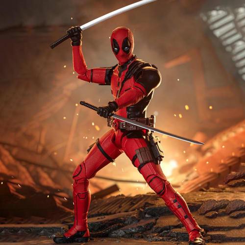 HiPlay ZDTOYS Deadpool & Wolverine Movie Version 1/10 Scale Action Figure, Painted and Finished, PVC