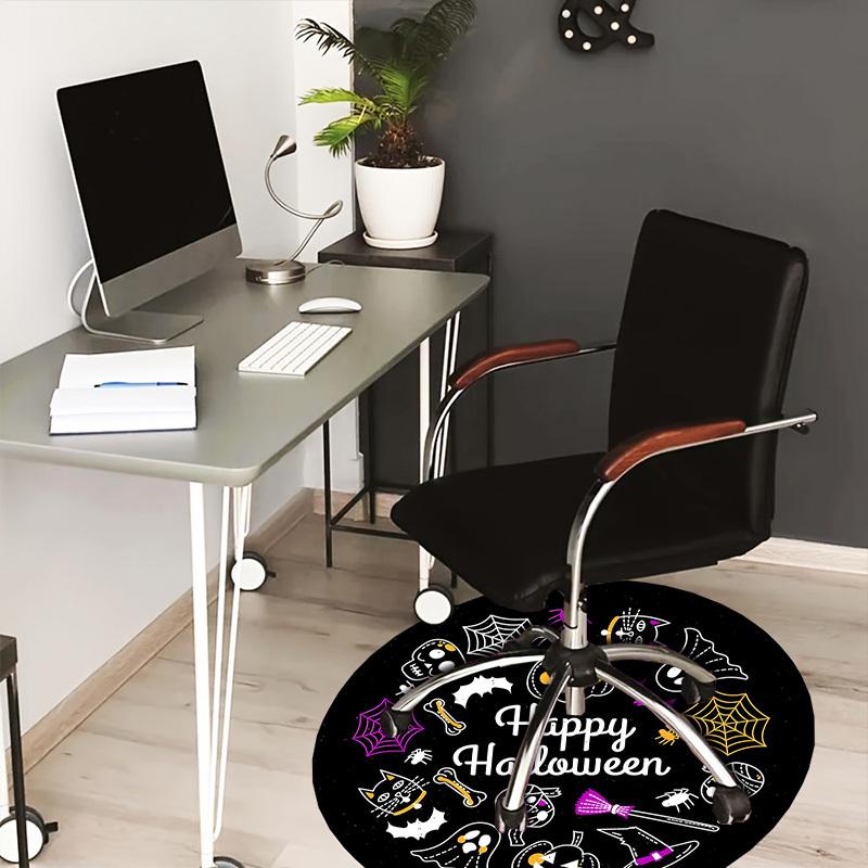 

1pc Office Carpet Chair Mats Halloween Party Decorations Perfect for Decorating Office Chairs, Living Rooms, Or Bedrooms.YDT020 80cm by 80cm