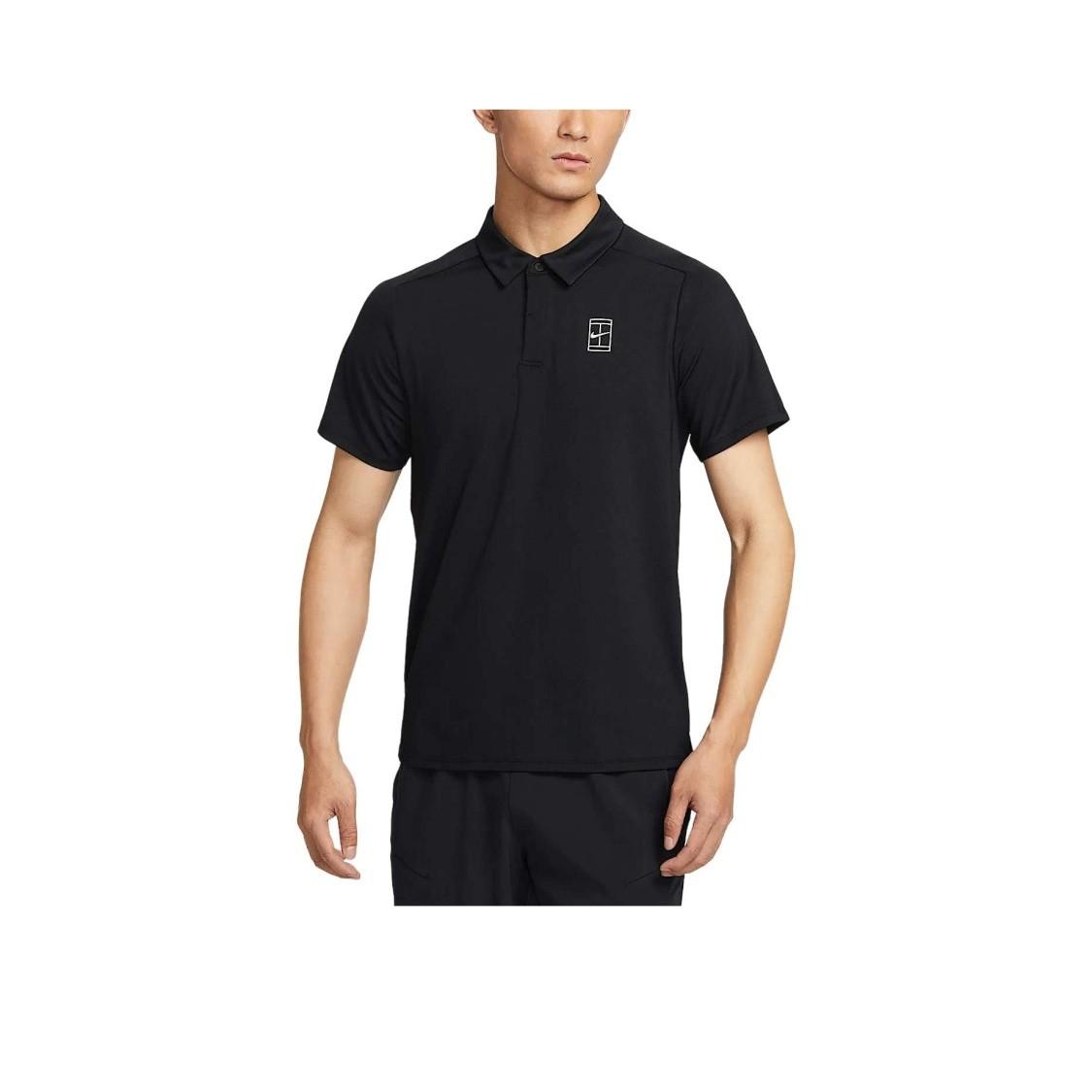 Nike Men s Quick-Dry Breathable Tennis Polo T-Shirt in Black FZ6908-010 S