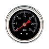 0-30psi Fuel Pressure Gauge Regulator Gauge Liquid 1/8" NPT W/ AN6 Adapter
