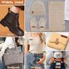 20Pcs Handmade Leather Labels PU Suede Colorful Sewing Tag Personalized Crochet Embossed with Holes for DIY Holiday Wedding Gift