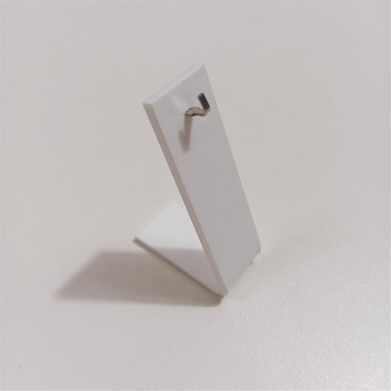 Pack Of 10 Acrylic Earring Display Stands Elegant White Jewelry Organizers Ear Accessories Rack for Home Or Retail Use