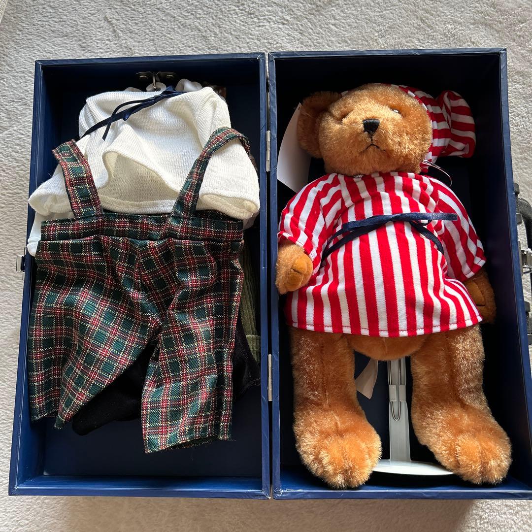 

[USED] Price Reduced! Rare! Travel Teddy Bear (in a trunk)