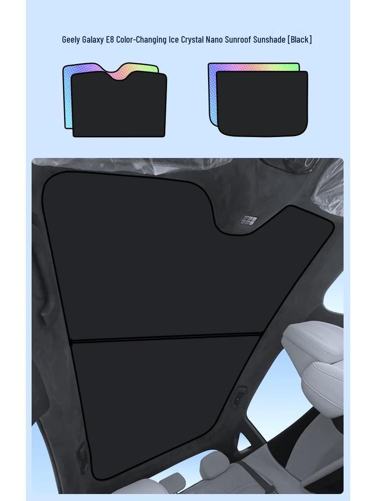 Geely 24 Galaxy E8 Sunroof Ice Crystal Heat Insulation Privacy Sunshade