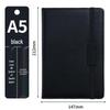 Soft Leather A5 Business Notebook with Textured Cover and Custom Logo