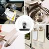 4Pcs Transparent Suction Cup Clip Detachable Suction Cup Clamp Windshield Ticket Clip  Glass Surface