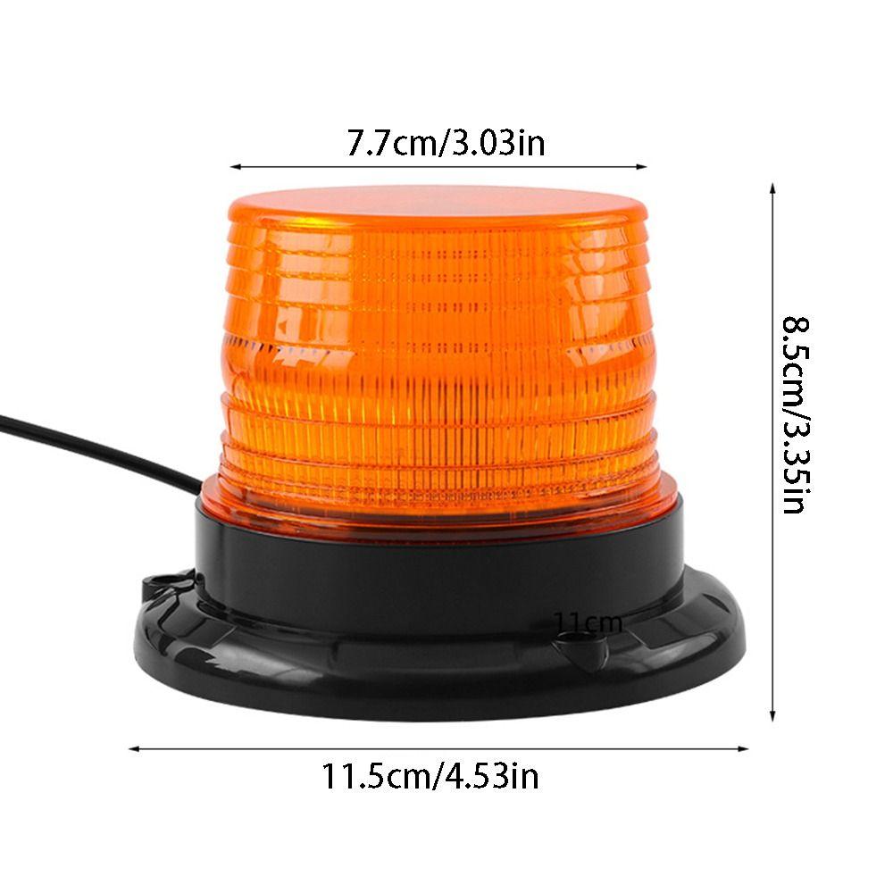 Magnetic Mount LED Car Warning Light 12V Top Burst Flashing Light LED Strobe Light  Trucks