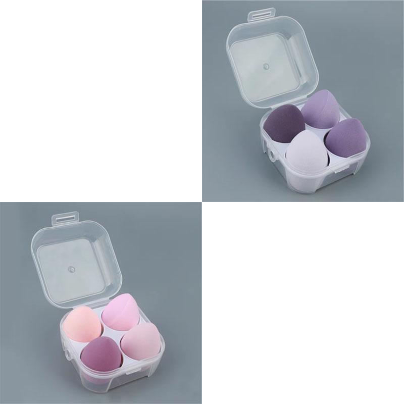 4/8/16 Stück Mode Schwamm Make-up Puffer Trocken und Nass Doppelseitig Make-up Ei Puffer Make-up Ei Schwammball Super Weiches Make-up Ei Box