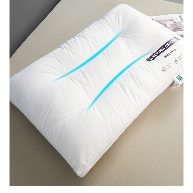 Premium Cotton Pillow Insert Set Hotel Dormitory Home Use Hypoallergenic Medium Low High Options