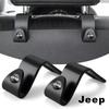 2Pcs Car Headrest Hooks Hanger Back Organizer Holder For Grand Cherokee Wrangler JK Gladiator Compass Renegade Patriot Libe