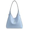 Coach Brooklyn Shoulder Bag, Pebbled Leather Light Blue Gold Hardware Women's Handbag, Casual Daily Travel Commute CU068-B4PUB