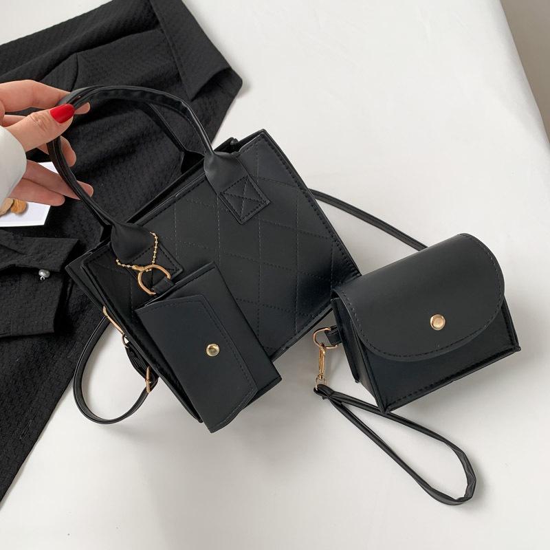 Módní taška přes rameno Módní kabelka s velkou kapacitou pro ženy Podzimní novinka Korejská verze Jednoduchá a lehká kabelka