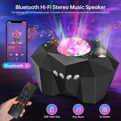 New 3-in-1 Star Projector Night Light with Music Speaker for Baby, Teen, and Adults