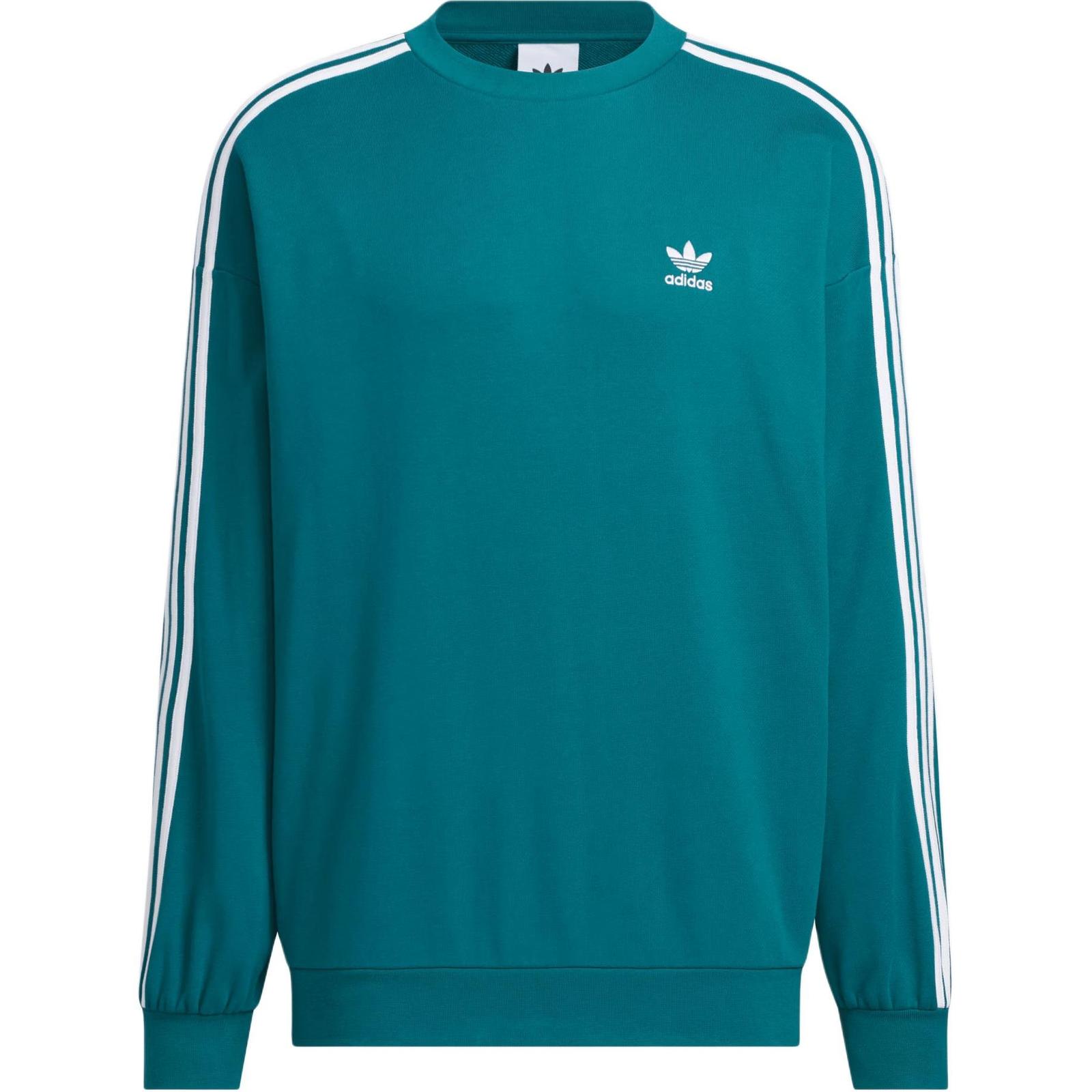 Adidas Originals FW24 ADICOLOR OVERSIZE CREW Sweatshirt Men s Remnant Duck Blue XL