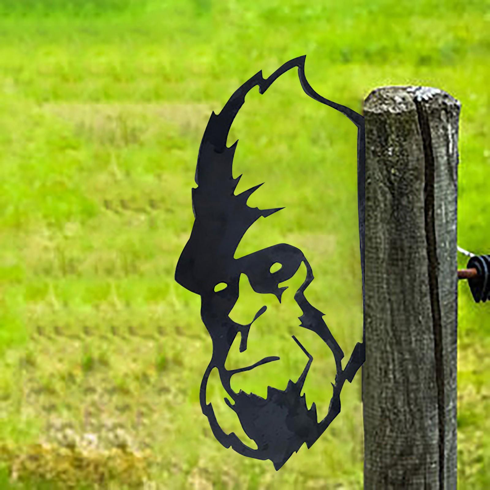 

Ферма Подглядывание Животные Крупный рогатый скот Металлическое искусство Открытый сад Подвеска Украшение