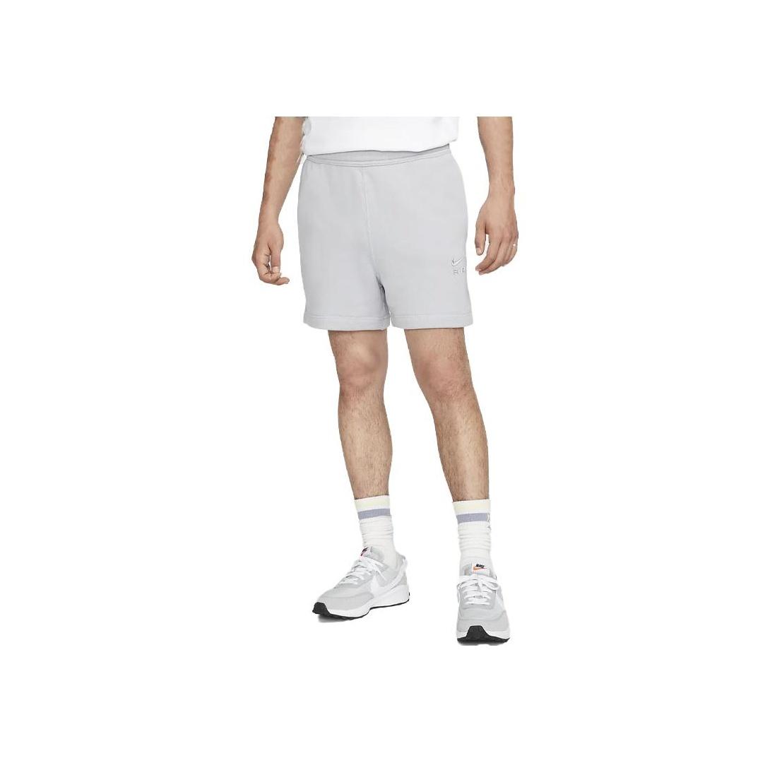 

Nike Solid Color Brand Logo Lace-Up Shorts Men shorts Gray DV9861-012 L