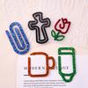DIY Crystal Epoxy Resin Bookmark Silicone Mold Christmas Tree Paperclip Holder Mirror Glossy Stationery Crafts for Office Decor