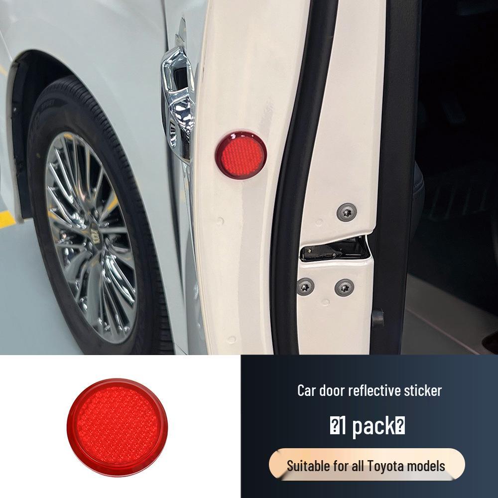 

Compatible 3D Warning Door Reflectors for Toyota Alphard & Vellfire 30/40 Series