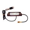 1Pc 6-String Acoustic Guitar Soundhole Pickup EQ Preamp Pickup with Active Power End-Pin Jack for Folk Guitar, Ukulele