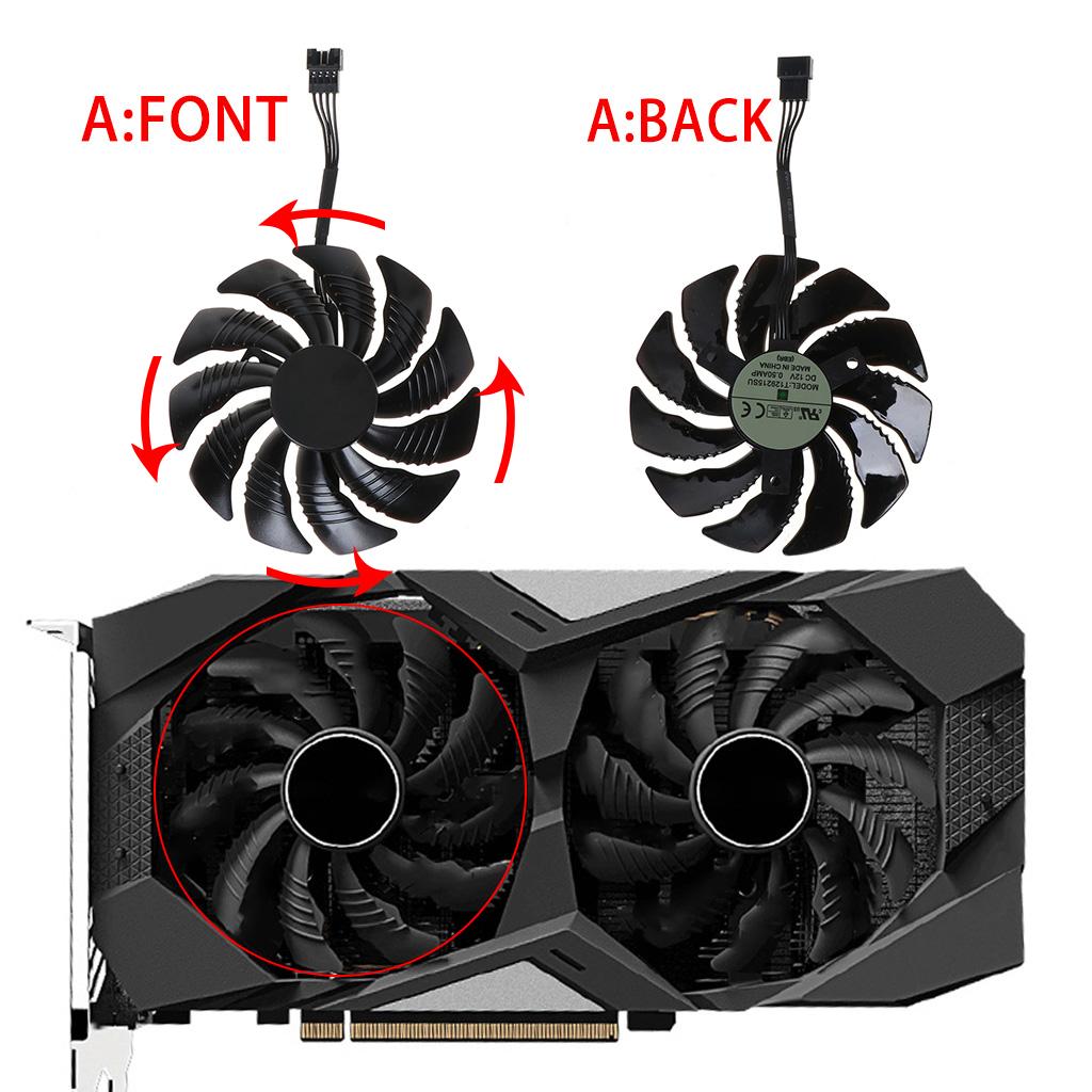 

T129215SU 85мм Вентилятор Охладитель для Gigabyte Geforce GTX 1050 1050TI 1060 1070 A
