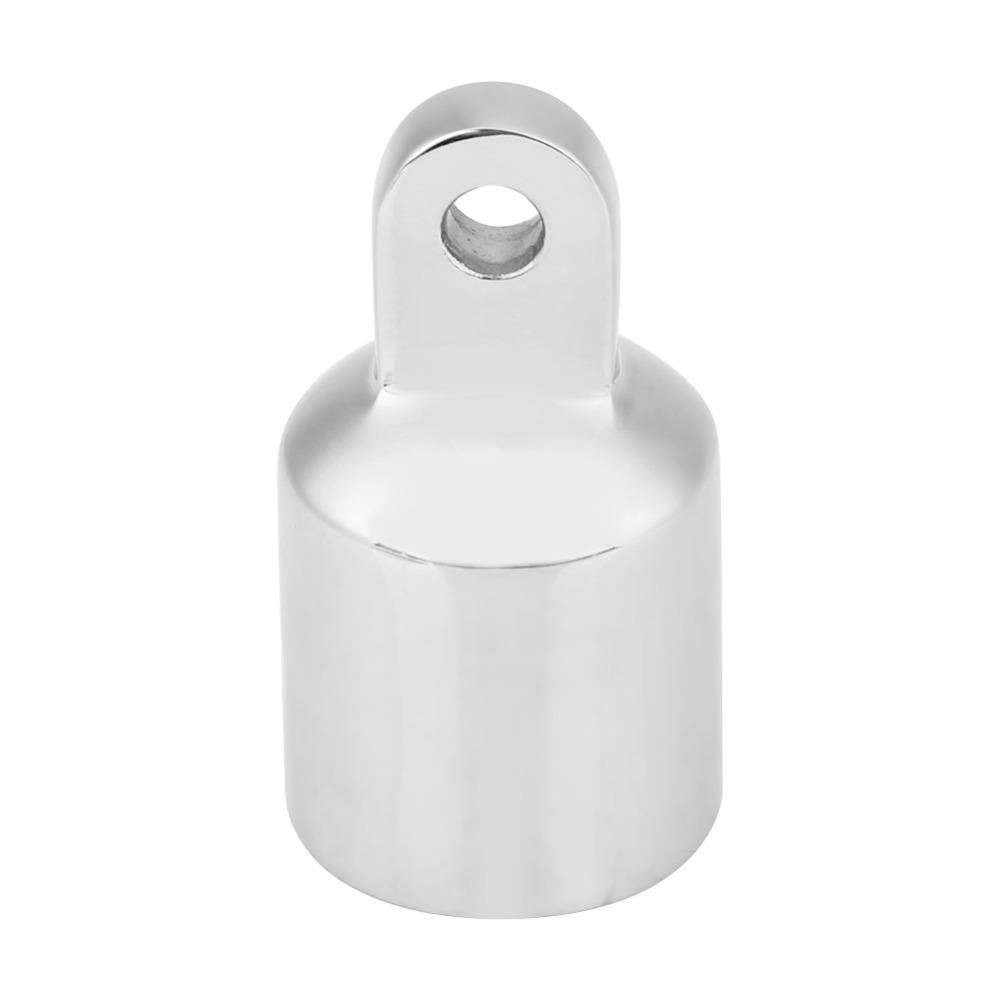 2Pcs Inside Dia 1" 25mm Bimini Top Caps 316 Stainless Steel Tube Fitting Boat Application