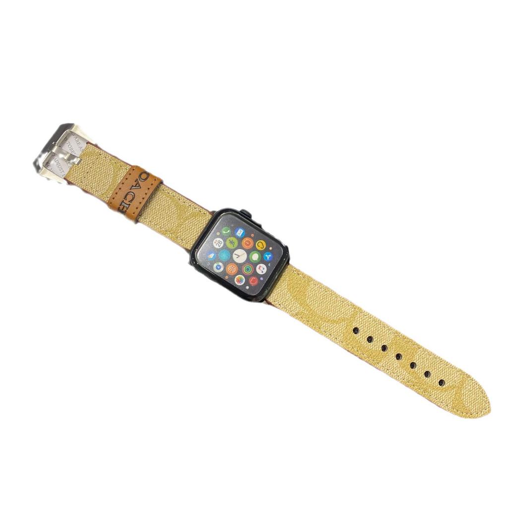 "Luxusní evropský a americký kožený řemínek pro Apple Watch" (Model S109876SE)"