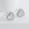 Simple Little Princess Heartbeats Heartbeats Small Fresh Sweet Love Earrings