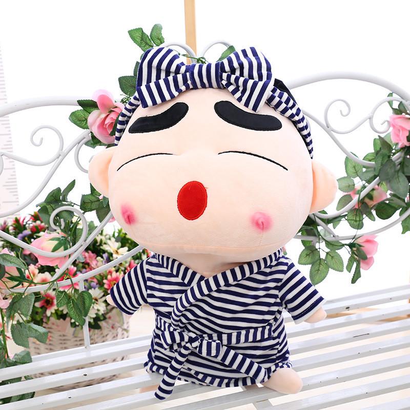 Shin Crayon Chan Plush Toy Bathrobe Multi Expression Stuffed Doll Gift Girl
