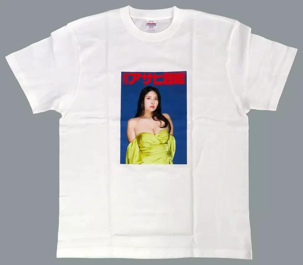 

Tokuma Shoten Natsuka Shio White Cotton T-T-Shirt L Weekly Asahi Geino 2024 New M