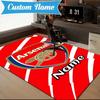 Custom Name Nassr FC Crest Rug Game Carpet, Floor Mat for Bedroom Living Room Entryway Rug, Home Decor Idea Gift for Christmas birthday