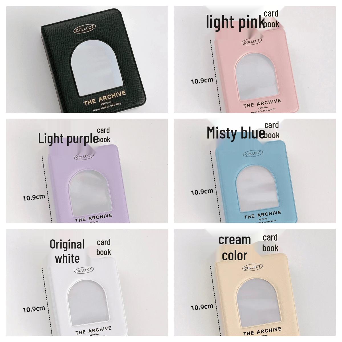 

Identity V Laser Chasing Star 3-Inch Trading Card Album - One-Grid Storage & Collection White [40 slots/20 pages]