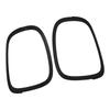4pcs/set For Mini For Cooper Gloss Black Headlight Rings Trims+ Taillight Rings Trim New For Mini F55/F56/F57 14-21
