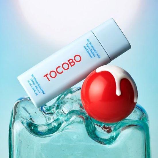 Tocobo Bio Watery Sun Cream SPF50+ PA++++ 50ml + Cica Calming Sun Serum SPF50+ PA++++ 10ml Set