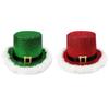 Christmas Party Hat Red Green Santa Clauses Cap Breathable Hats Holiday Costume Accessories For Adults Kids Event