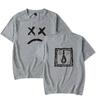 Lil Tshirt Peep Triste Emotion Rappeur Causal Tee Noir Blanc Femme Polo Homme