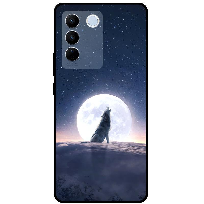 For Vivo V27E V2237 V27 Pro V2230 V 27 Case TPU Soft Silicone Marble Cat Shockproof Cases For Vivo V27 5G V27Pro Bag Funda Cover