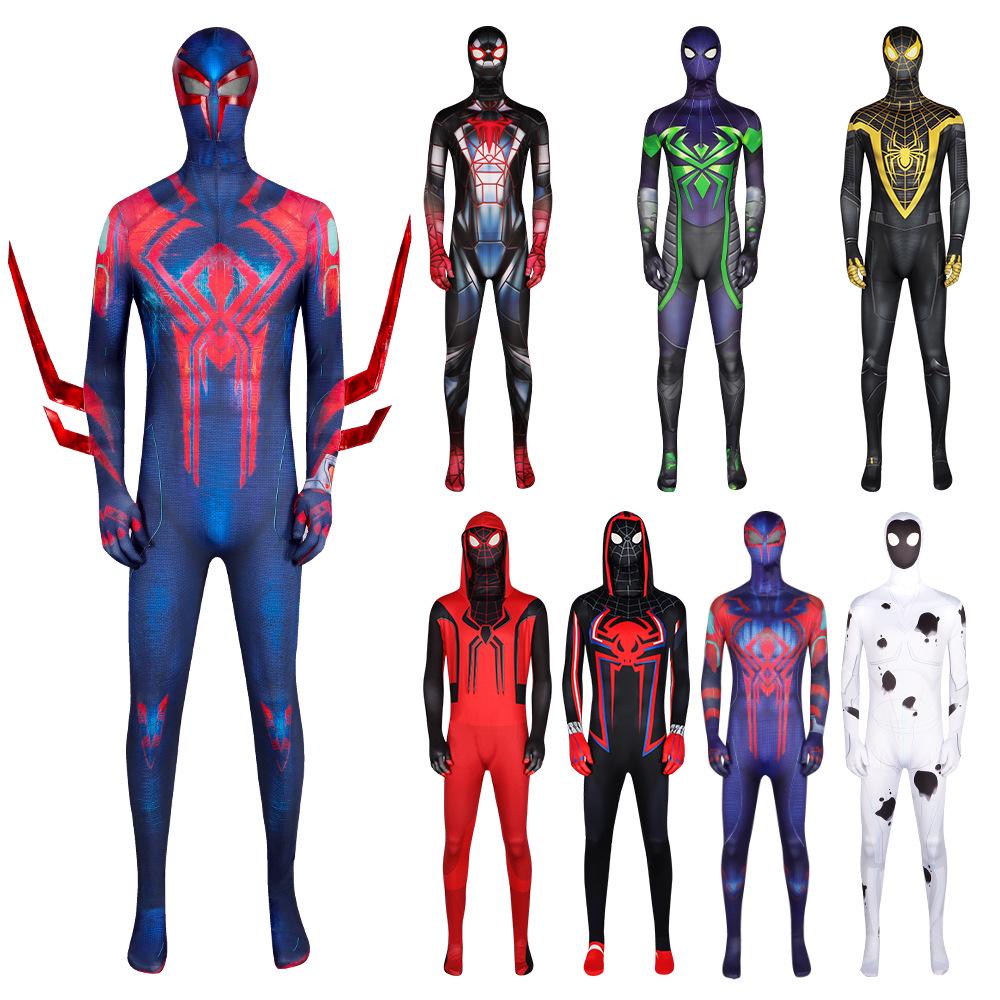 2099 Black Spider Bodysuit: Marvel Cosplay Costume for Stage & Halloween