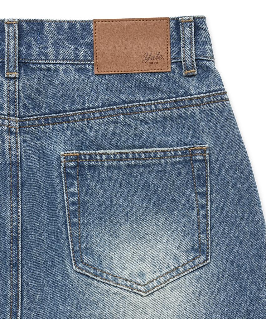Yale Denim Mini Skirt_Light Blue