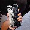 Animal Black Horse Phone Case For iPhone 17 Air 16 Pro Max 16E 15 + 14 Plus 11 12 13 Mini 7 8 SE Gift Print Cover Fundas 16 Pro