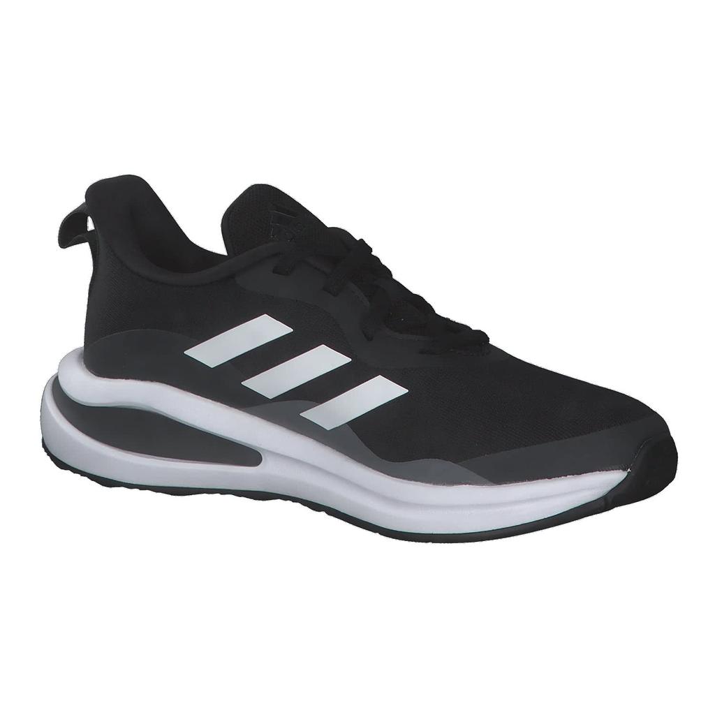 Running Shoes Fortalan Lace Running LIF89 Kids Core Six Cm [Adidas] Black/Footwear White/Gray (GY7597) 17.5