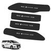 Alphard 30 Series Exclusive Scuff Plates 2015 Includes Scuff Side Step Protective Side Step Gold Foil Hot Stamping Interior Unify Prevents Dirt and