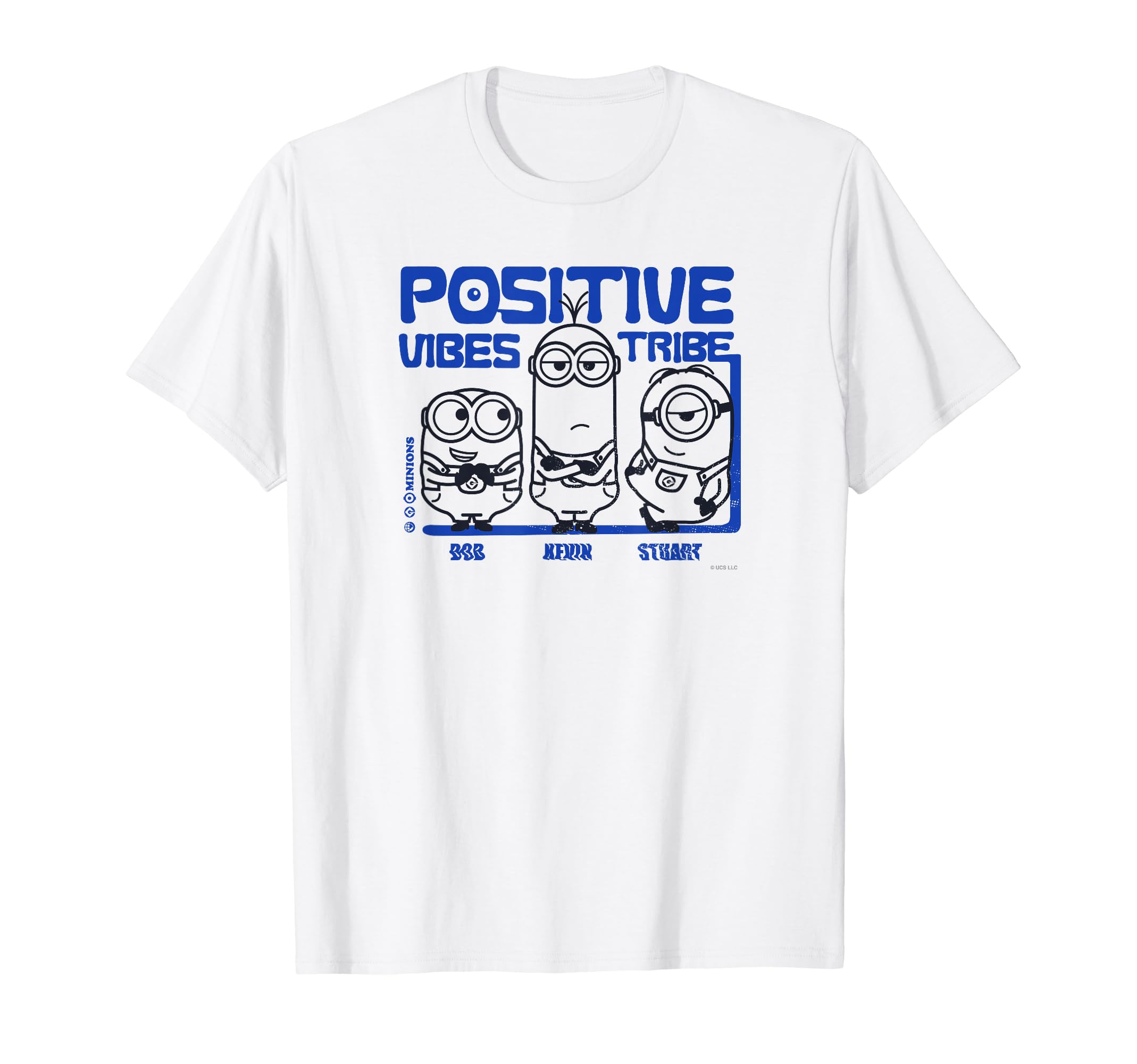 

Футболка Minion POSITIVE VIBES TRIBE белый