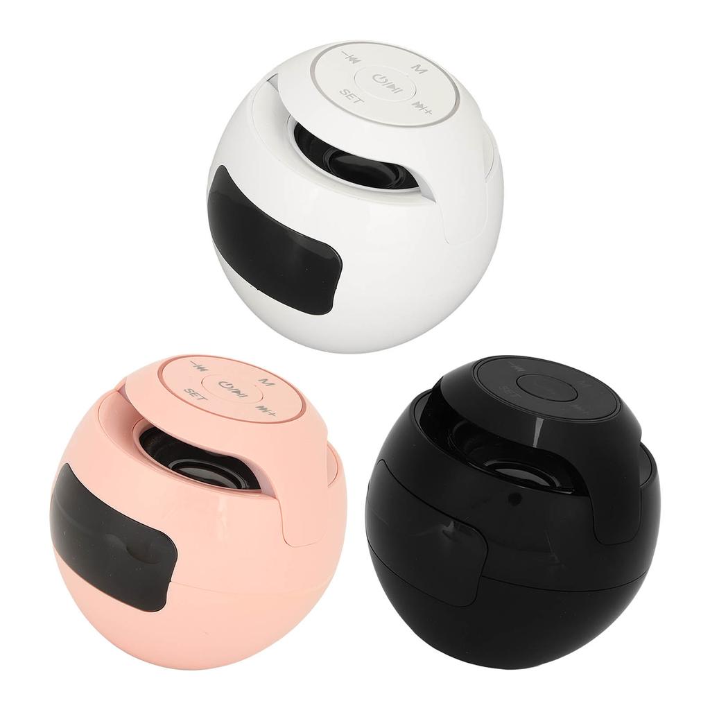 Bluetooth Alarm Clock Speaker Colorful Mini Portable Household Wireless FM Radio With Voice Announce