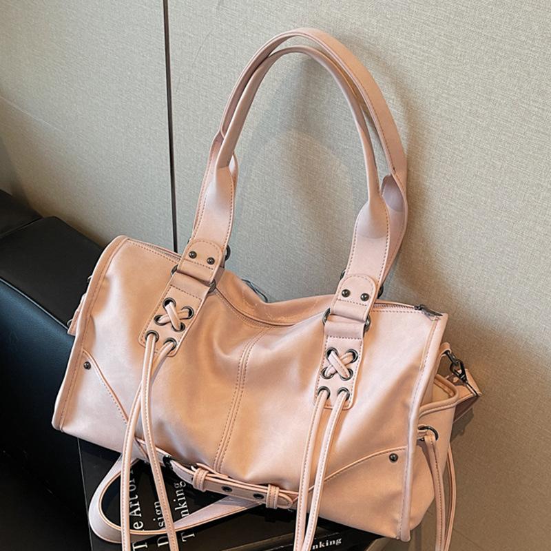 Retro Handbag Bag Women's New Simple Pillow Bag High Value Shoulder Bag Large Capacity Armpit Bag